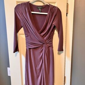 Ralph Lauren faux wrap dress